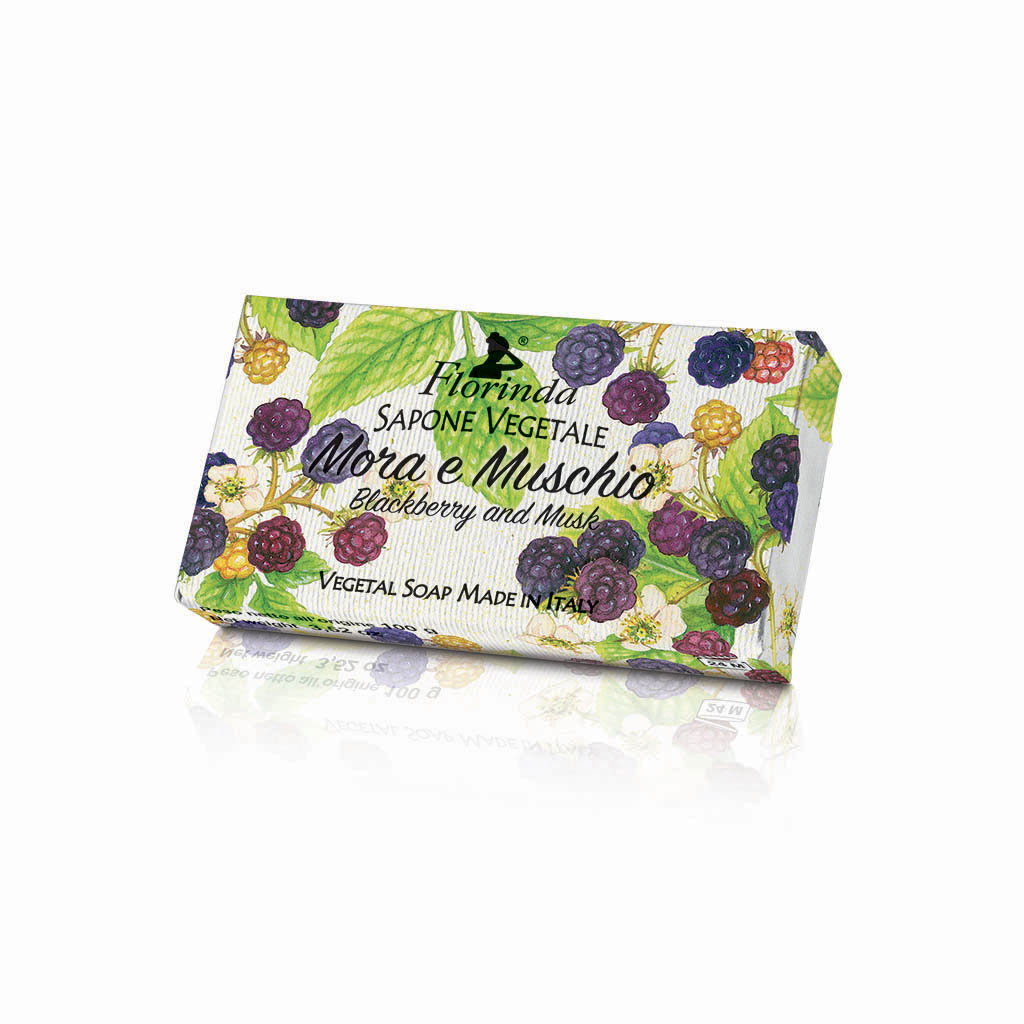 Sapone vegetale florinda mora e muschio 100g