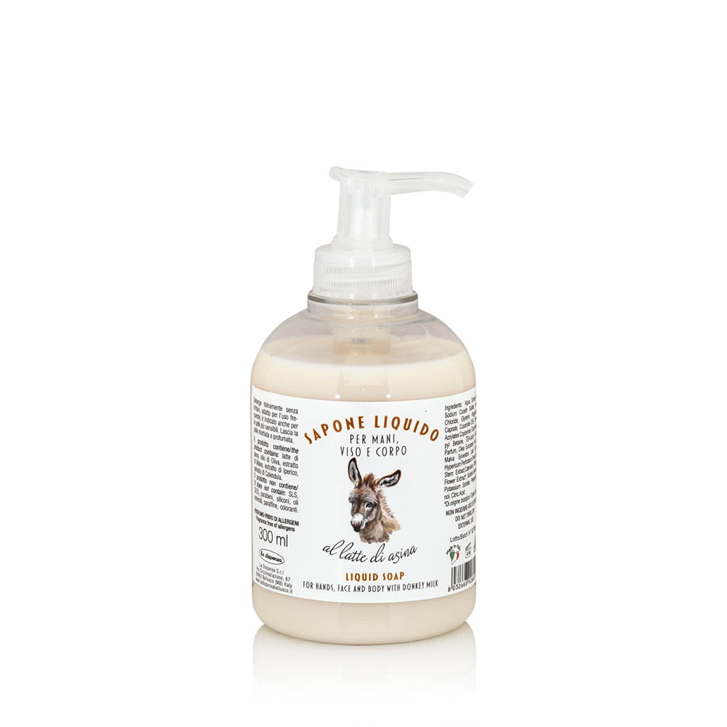 Sapone liquido al latte d’asina 300 ml