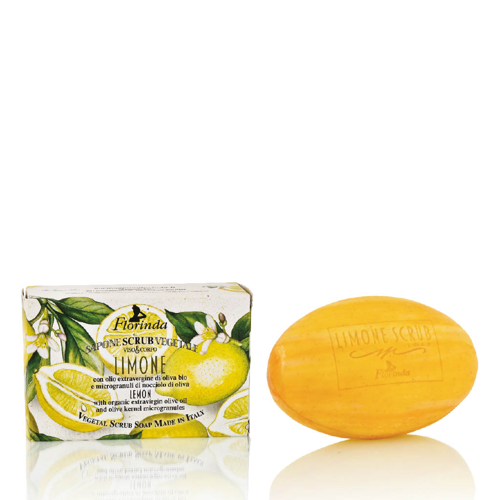 Sapone vegetale scrub Florinda al limone 200 g