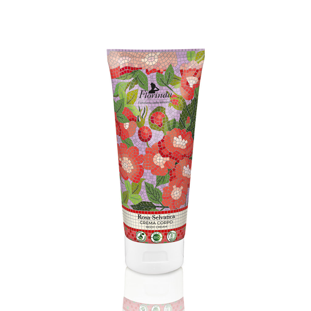 Crema Corpo Florinda Mosaici Italiani – Rosa Selvatica 200ml