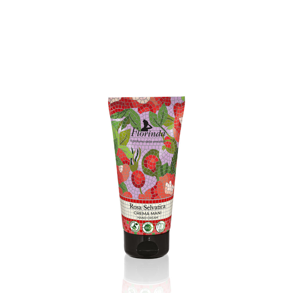 Crema Mani Florinda Mosaici Italiani – Rosa Selvatica 75ml