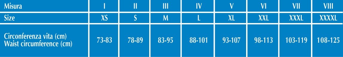 CORSETTO ORTOPEDICO ORTHO COTTON - altezza cm 30