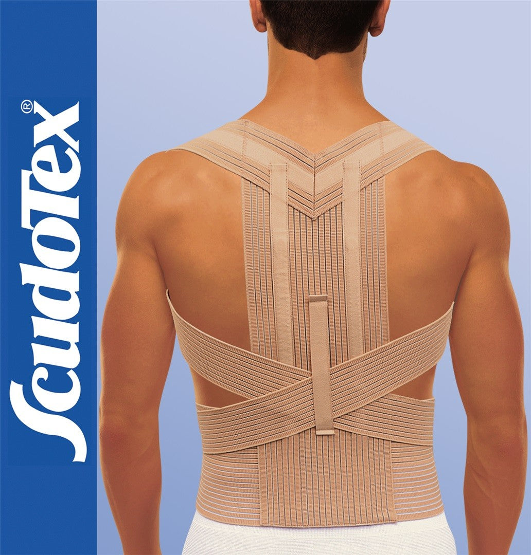 RADDRIZZASPALLE POSTURALE CON FASCIA LOMBARE - altezza cm 16