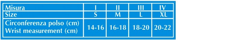 SUPPORTO STECCATO POLSO-MANO AMBIDESTRO