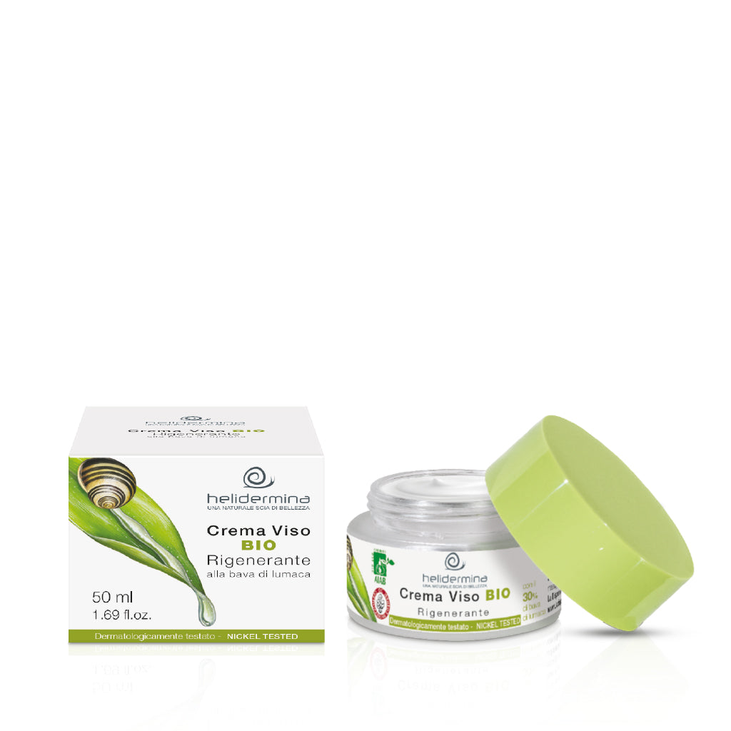 CREMA VISO BIO RIGENERANTE CON IL 30% DI BAVA DI LUMACA