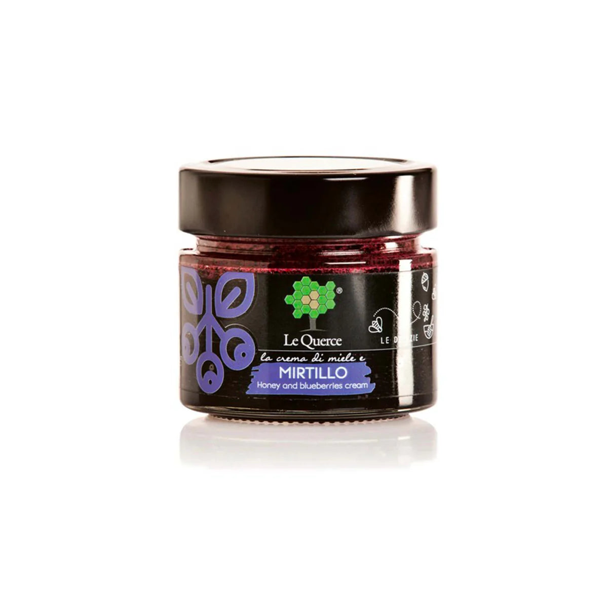 Crema di miele e mirtillo