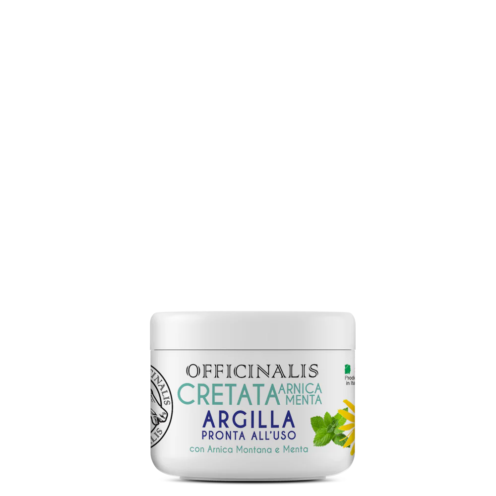 CREMA DI ARGILLA A BASE DI CAOLINO,ARNICA90% E MENTA