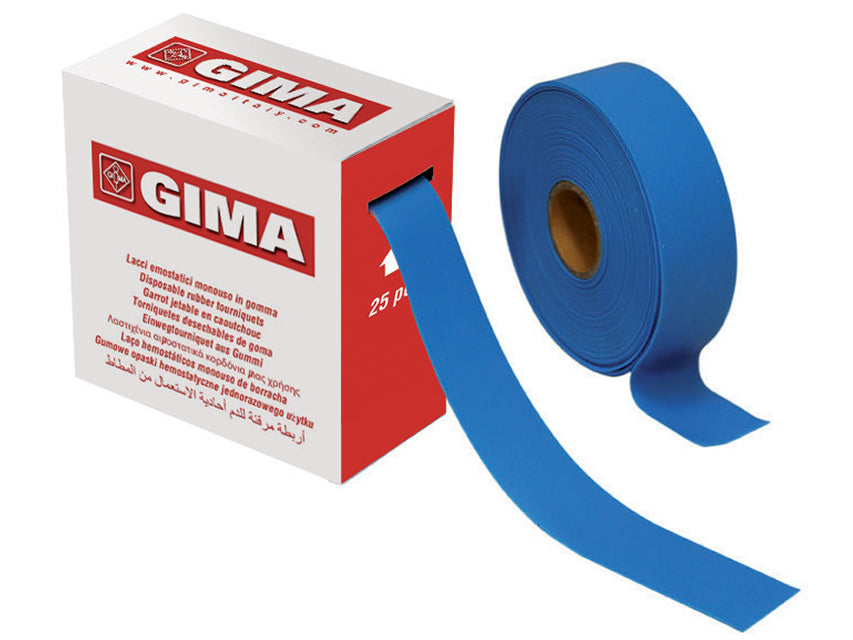 LACCIO EMOSTATICO A NASTRO - monouso, senza lattice, 25 tagli