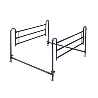 Sponde universali adattabili per letto singolo e matrimoniale.