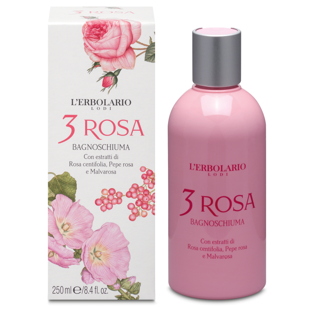 Bagnoschiuma 3 Rosa 250ml