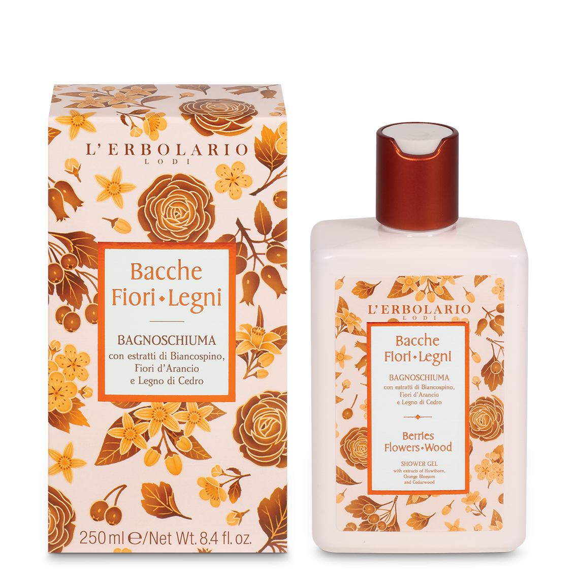 Bagnoschiuma Bacche Fiori Legni 250ml
