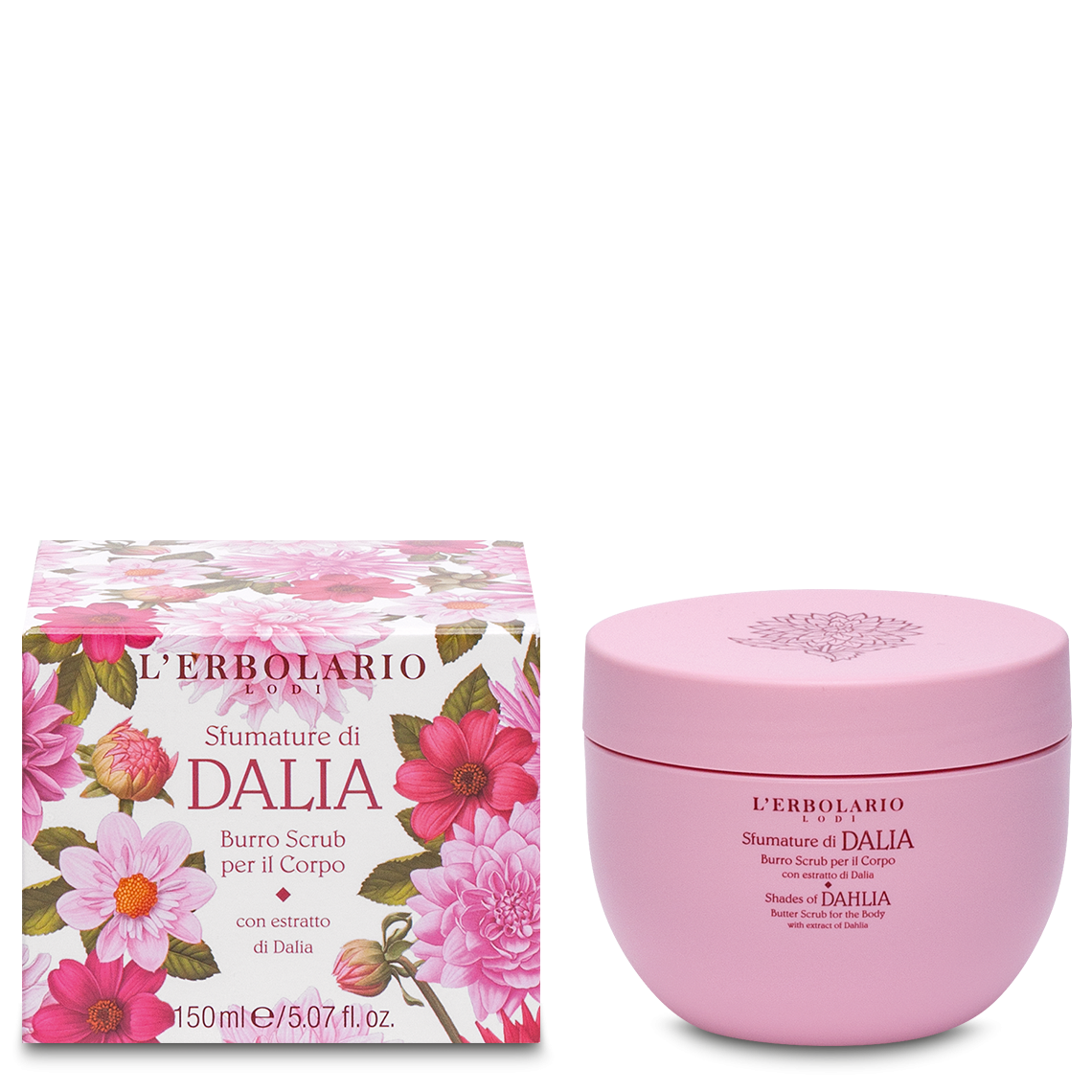 Burro Scrub per il Corpo Sfumature di Dalia 150ml