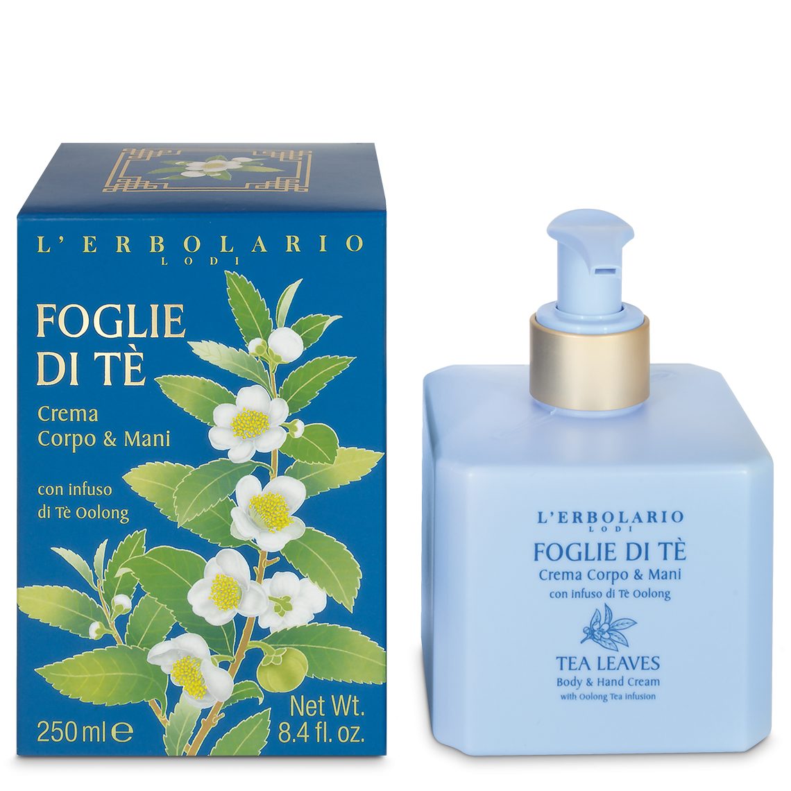 Crema Corpo & Mani Foglie di Tè 250ml