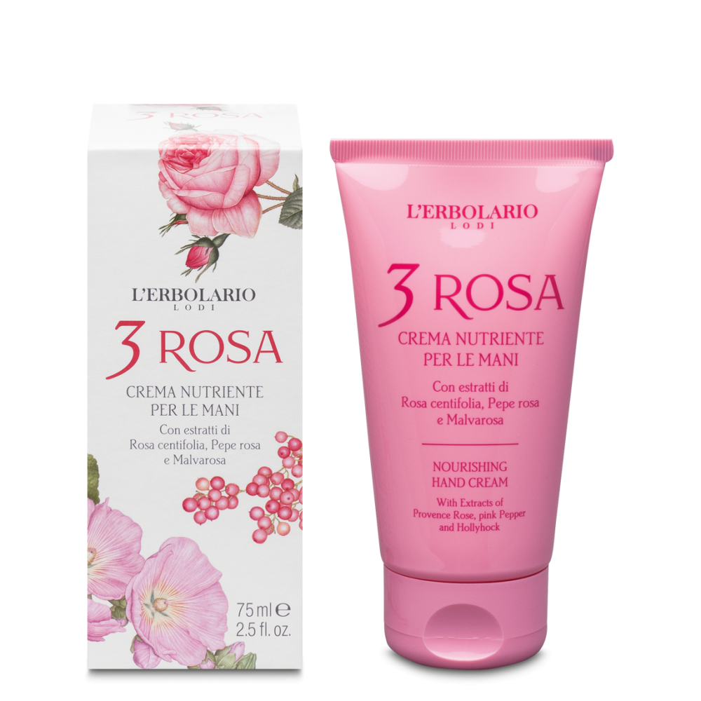 Crema Nutriente per le Mani 3 Rosa 75ml