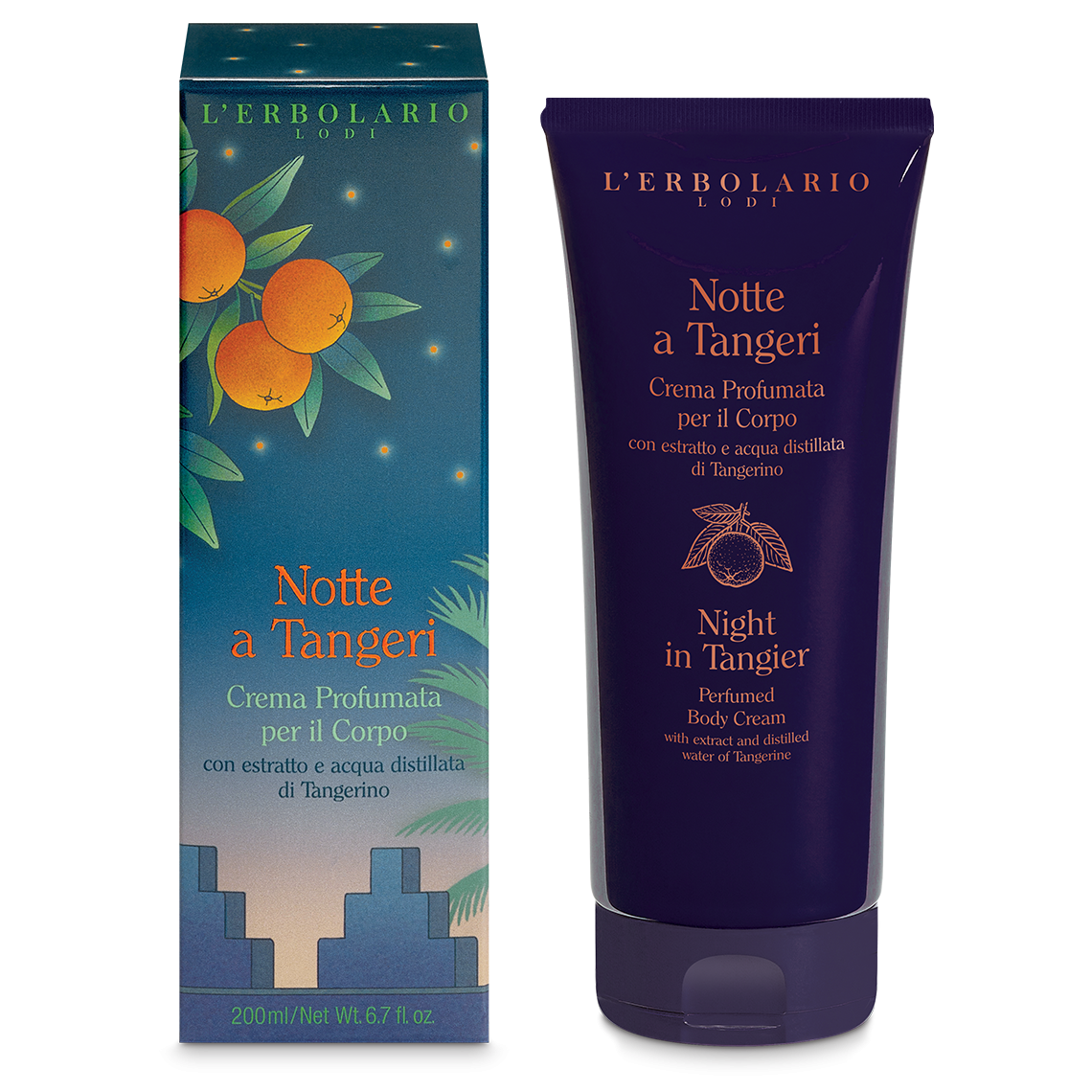 Crema Profumata per il Corpo Notte a Tangeri 200ml