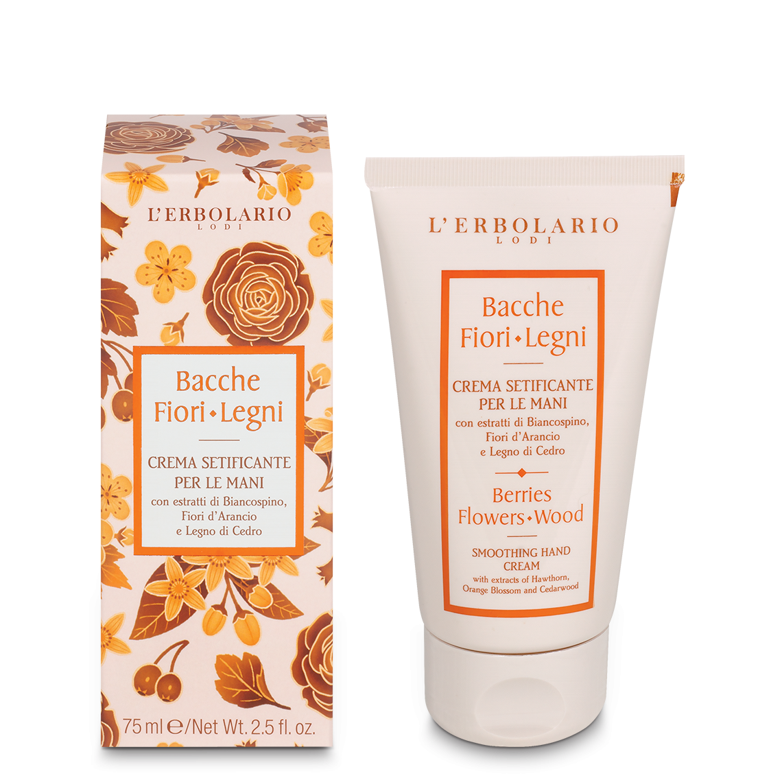 Crema Setificante per le Mani Bacche Fiori Legni 75ml