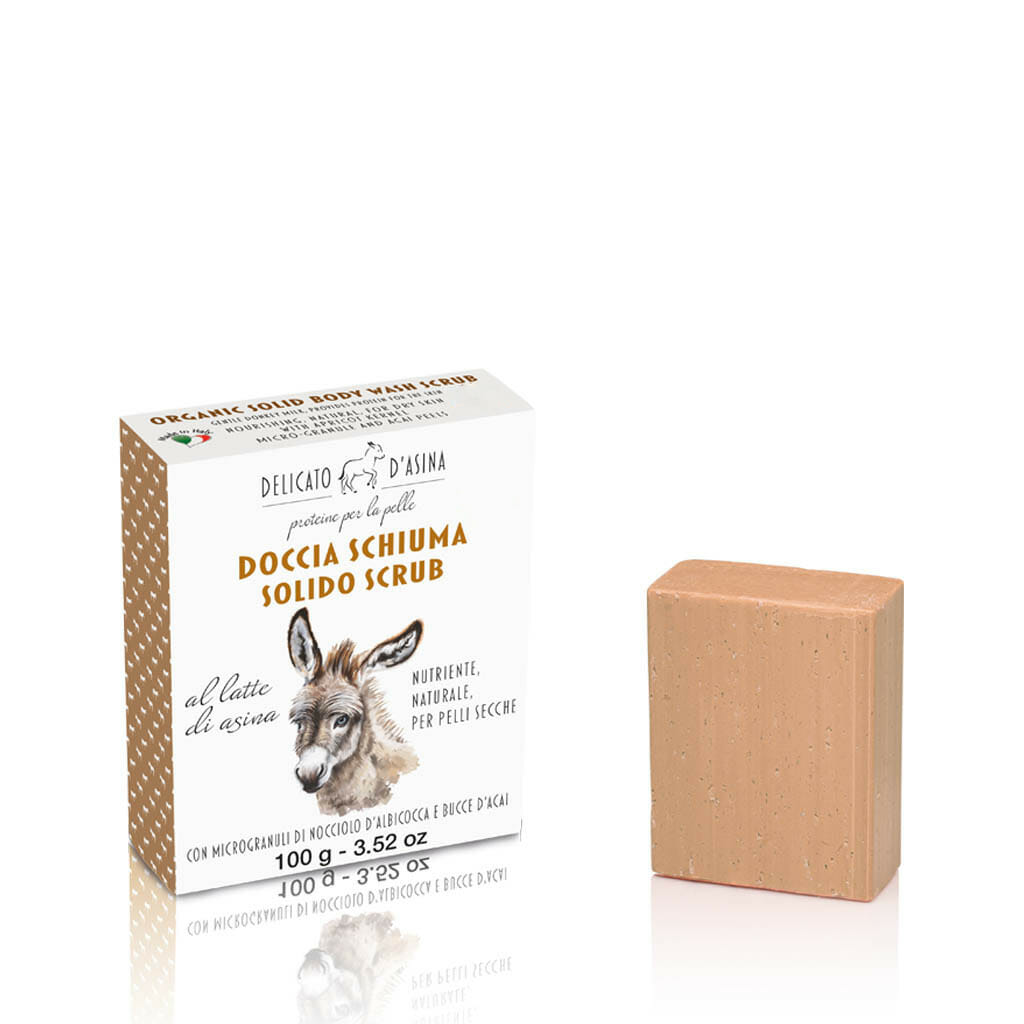 Doccia Schiuma Solido Scrub Delicato d’Asina 100 g