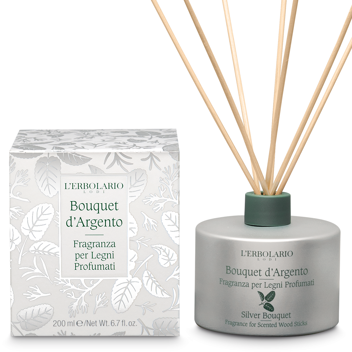 Fragranza per Legni Profumati Bouquet d'Argento 200ml