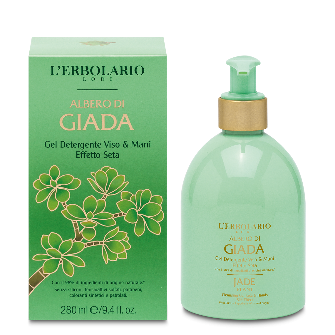 Gel Detergente Viso & Mani Albero di Giada 280ml