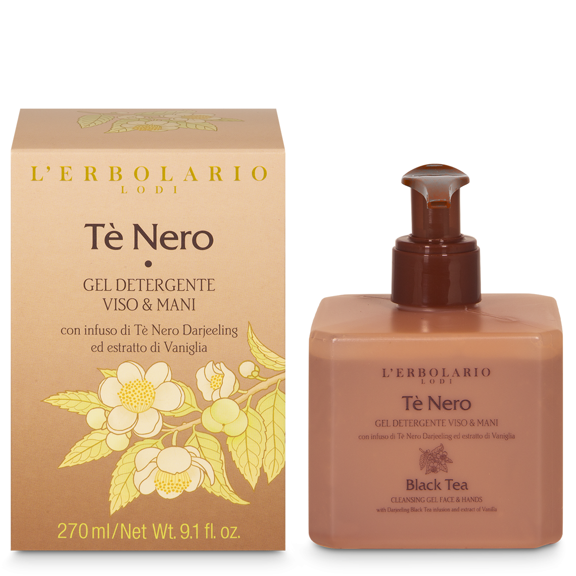 Gel Detergente Viso & Mani Tè Nero 270ml