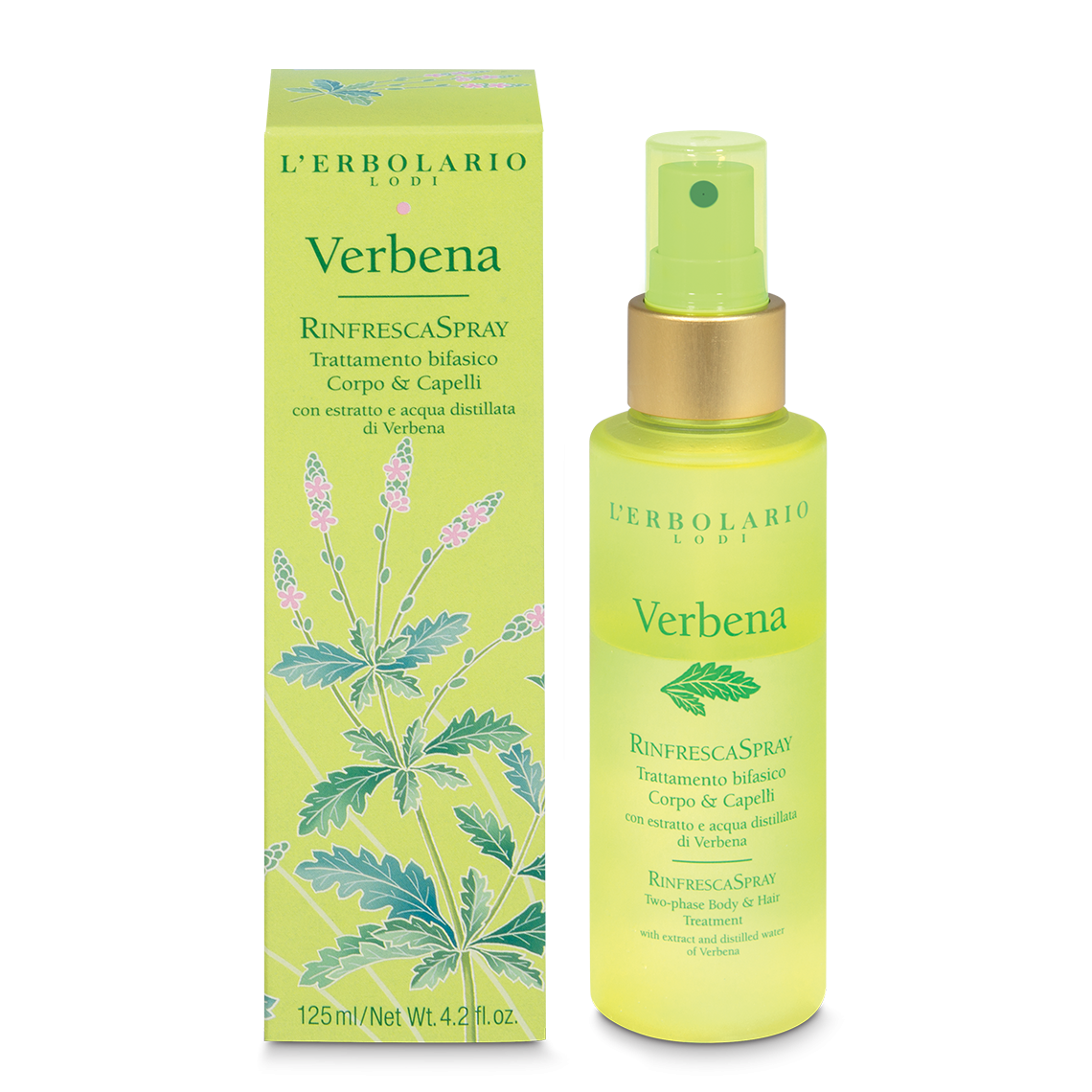 RinfrescaSpray Corpo & Capelli Verbena 125ml