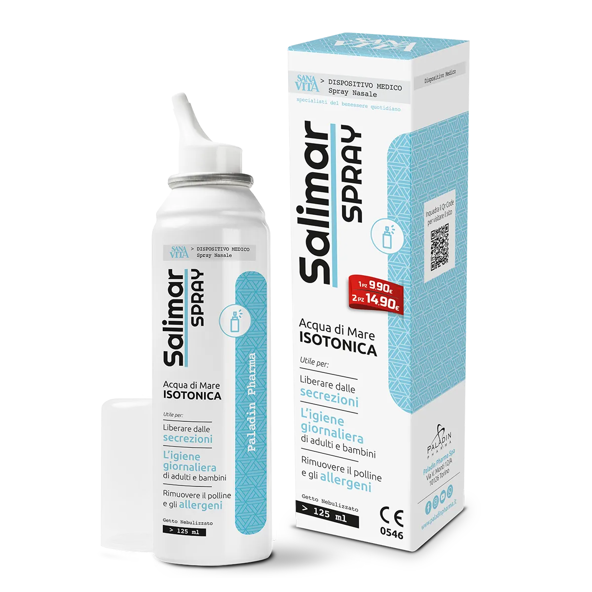 Sanavita Salimar spray nasale – ISOTONICO