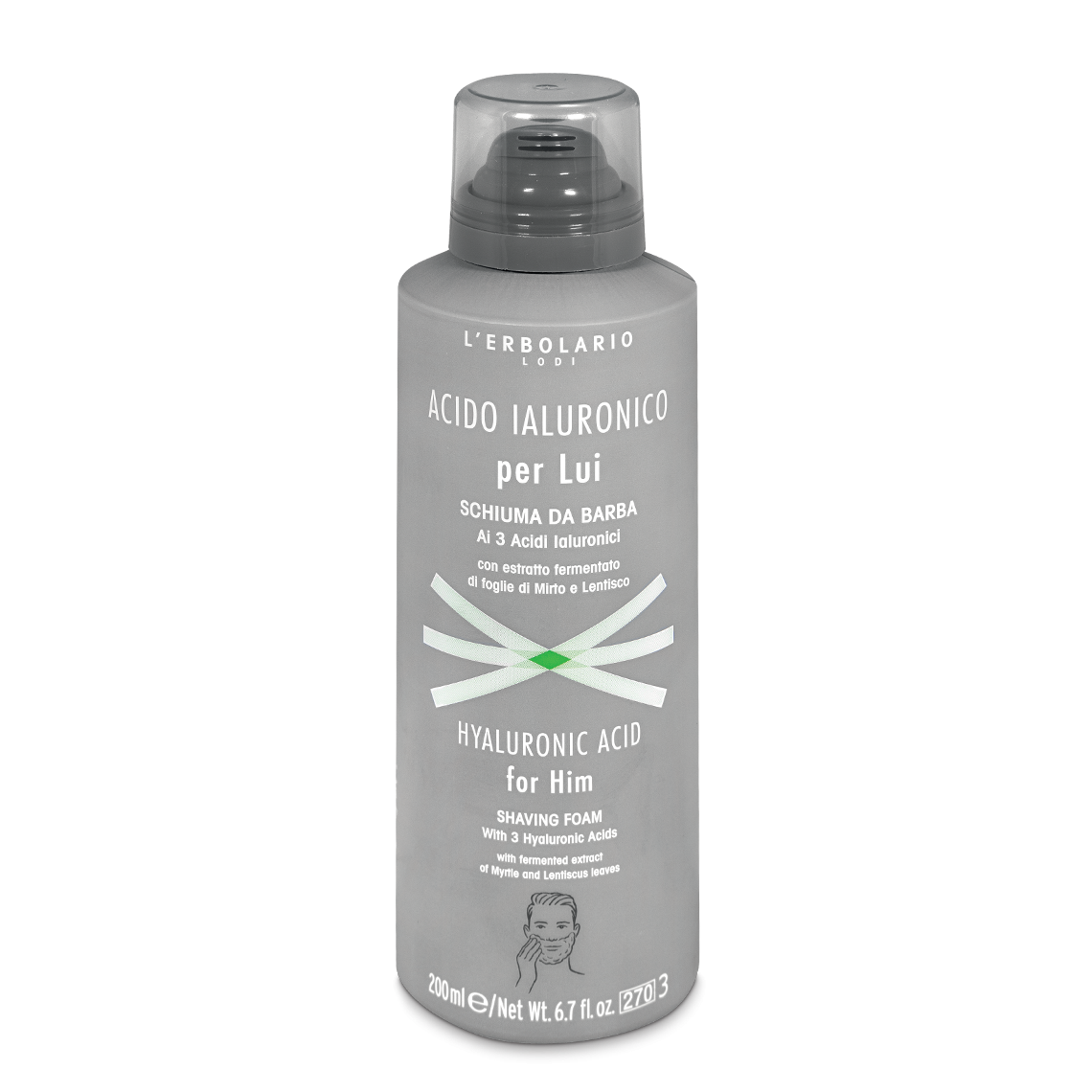 Schiuma da Barba Acido Ialuronico per Lui 200ml