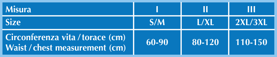 CINTURA MULTI- GRIPPANTE REGOLABILE CLASSICA cm 28