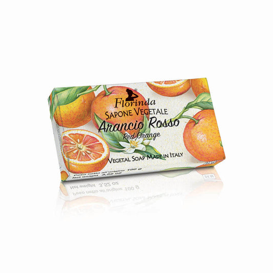 Sapone vegetale florinda arancio rosso 100g
