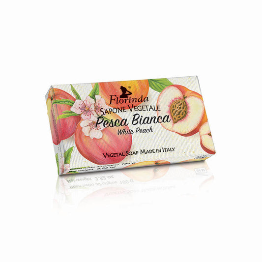 Sapone vegetale florinda pesca bianca 100g