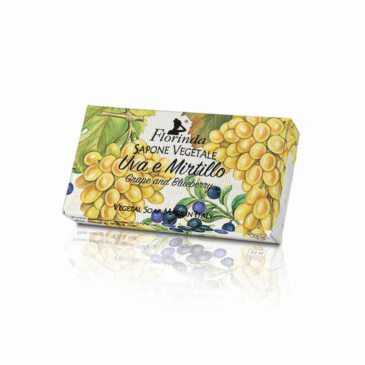 Sapone vegetale florinda uva e mirtillo 100g