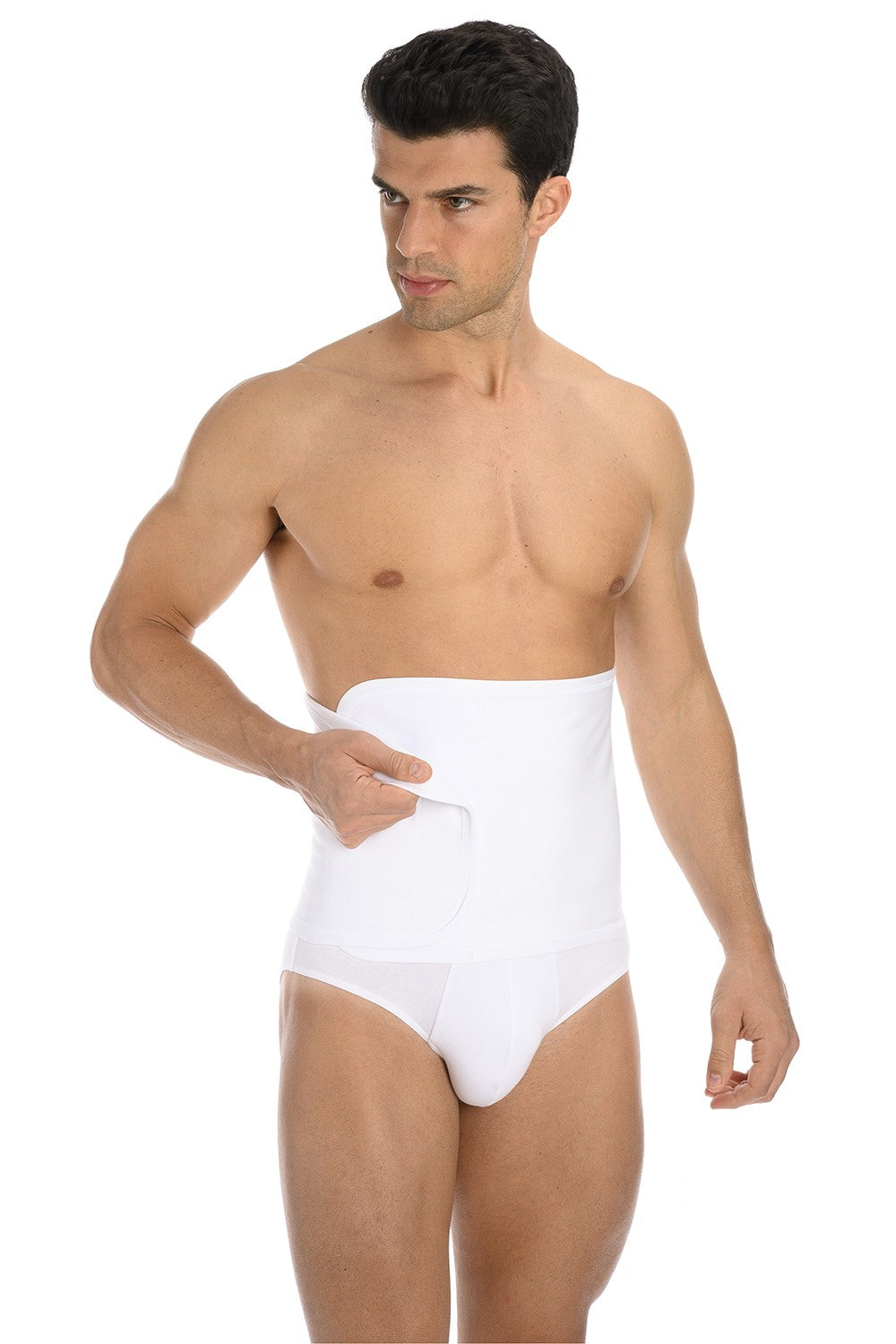 CINTURA SUPPORT SAN REGOLABILE STECCATA POLIESTENSIBILE IN COTONE - altezza cm 27