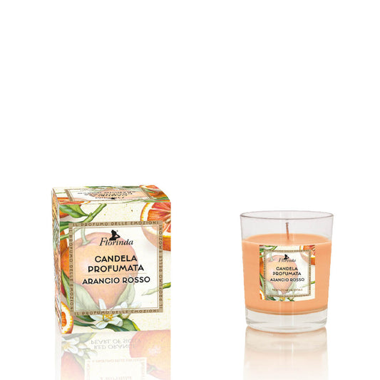 Candela profumata all’arancio rosso 170g