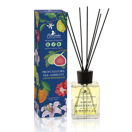 Profumatore per Ambienti Florinda Mosaici Italiani – Agrumi Mediterranei 500ml