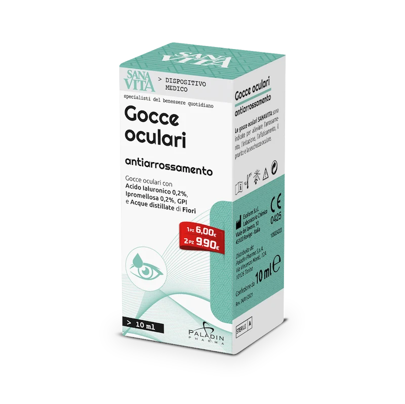 Sanavita Gocce Oculari Antiarrossamento