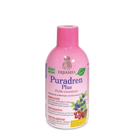 DRENANTE - PURADREN PLUS MIRTILLO FRUTTI ROSSI 500 ML