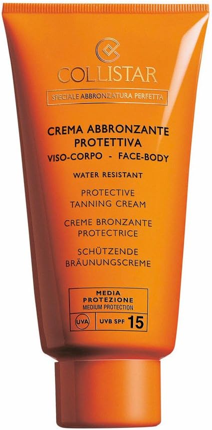collistar crema abbronzante protettiva viso corpo spf 15 150 ml