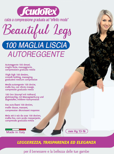 AUTOREGGENTE 100 DEN. MAGLIA LISCIA