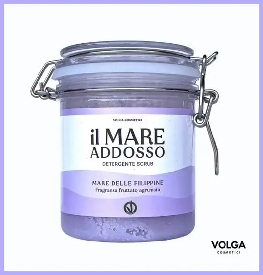 DETERGENTE SCRUB Mare Delle Filippine Il Mare Addosso Mare delle Filippine – Fragranza fruttato agrumata, Cocco e Limone  l