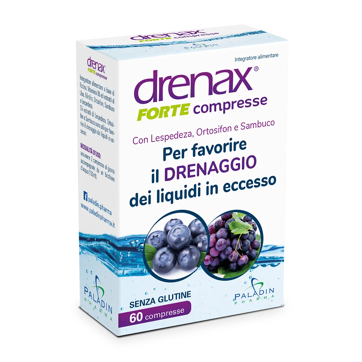 Drenax Forte Drenante Mirtillo Compresse