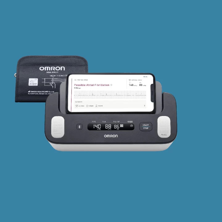 AliveCor KardiaMobile 1L ECG Portatile | Individua Fibrillazione Atriale, Bradicardia, Tachicardia o il ritmo cardiaco normale in soli 30 secondi direttamente sul tuo telefono | Distribuito da OMRON