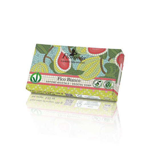 Sapone Vegetale Florinda Mosaici Italiani – Fico Bianco 100g