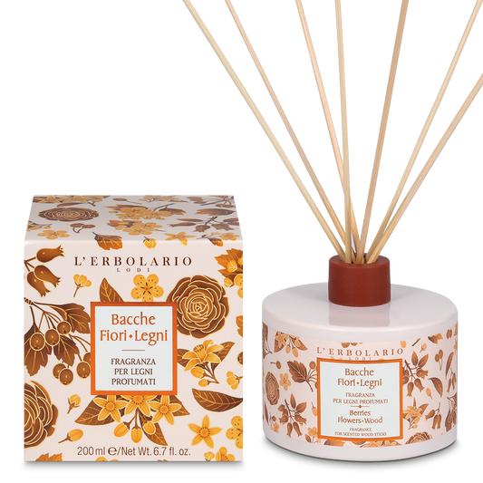 Fragranza per Legni Profumati Bacche Fiori Legni 200ml