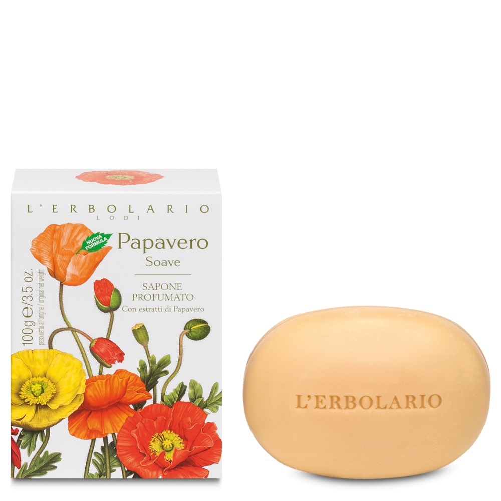 Sapone Profumato Papavero Soave 100g